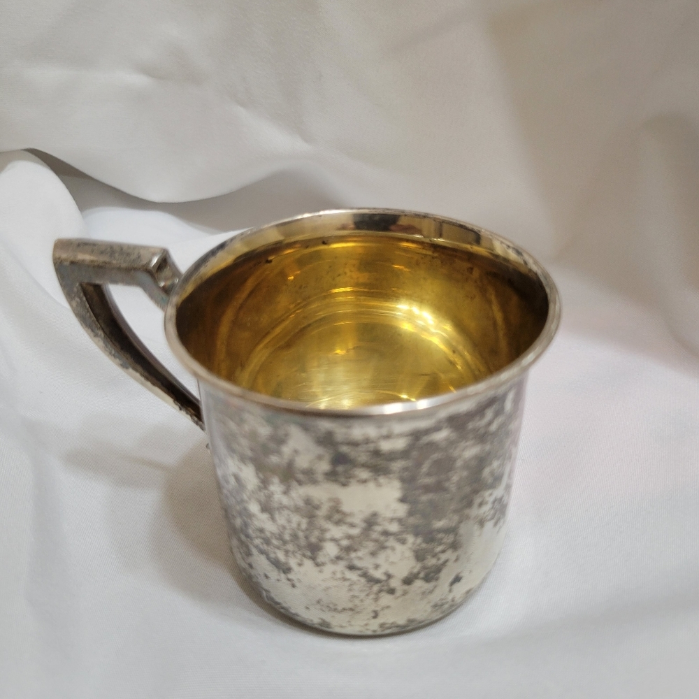Vintage Saart Brothers Sterling Silver Baby Cup #61